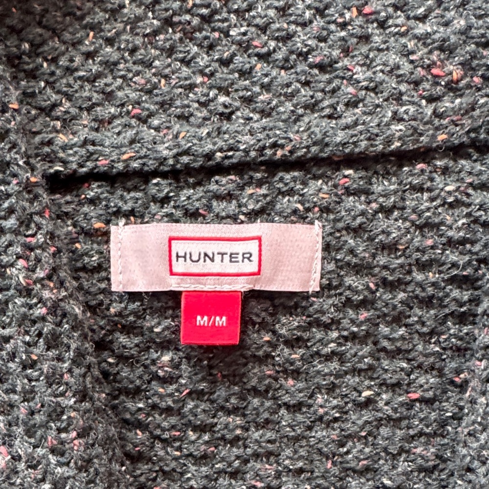 Hunter Forest Green Knit Cardigan - Picture 3 of 5